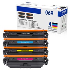 069 069H Toner Cartridge Set High Capacity 4-Pack Compatible for Canon 069H 069 picture