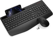 Combo Teclado y Ratón Inalámbricos Ergonómicos 2.4G para PC y Portátil, Nuevo picture
