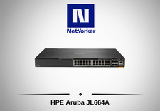 JL664A  HPE Aruba 6300M 24 Port 24x1GbE CL4 PoE 4x SFP56 Managed  Switch picture