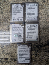 LOT OF 5 100GB 80GB 60GB 30GB 2.5