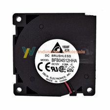 1PC new Delta BFB04512HHA 4510 12V 0.26A 4.5CM Turbine Blast Cooling Fan 2-wire picture