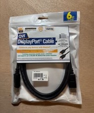 QVS DisplayPort Cable 4K Ultra HD DP To DP I MALE To MALE  picture