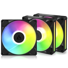 ARCTIC BioniX P14 A-RGB (3 PACK) black PC Case Fan 140mm Gaming Daisy Chain picture