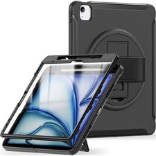 SAHARA iPad Air 11 M3/M2 Raider Heavy Duty Case with Hand Strap Black TB00421 picture