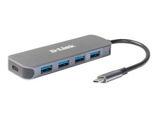 D-Link DUB-2340 Hub 4 x SuperSpeed USB 3.0+ 1 USB-C USB-C to 4-Port USB 3.0 Hub picture