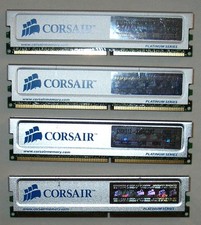 CORSAIR PLATINUM 2GB (4x512MB) DDR-400 CMX512-3200C2PT XMS3200 FOR 478 board picture