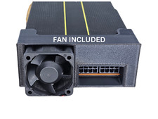 NIVIDA GPU Cooling Fan Shroud RTX A8000 Accelerator Card EXTRA SMALL AI. picture