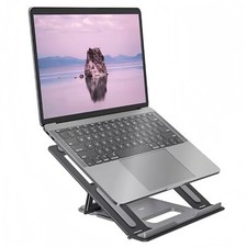 Portable Adjustable Aluminum Alloy Laptop Stand Notebook Tablet Holder Foldable picture