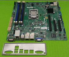 Supermicro X10SLM+-F Server Motherboard W/ i3-4170 + 4gb + I/O picture