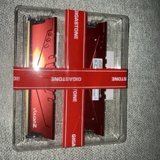 Gigastone Red RGB DDR4 Desktop RAM 16GB (2x8GB) 3200MHz PC4 picture