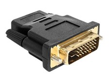 Delock Adapter DVI 24+ Male > HDMI Female Adapter 65466 picture