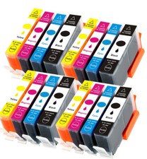 16PK Replacement Ink +chip for HP 564XL Officejet 4620 4622 Deskjet 3520 3521  picture