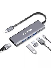 QGeeM USB C Hub 5 in 1 Multi-port Digital AV Adapter 4K HDMI 100W picture