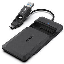 BENFEI 2.5 Inch SATA to USB Tool Free External Hard Drive Enclosure, USB Type... picture