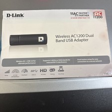 ​D-Link Wireless AC1200 Dual Band USB Adapter WiFi Network Dongle DWA-182 picture
