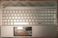 HP Pavilion 15-CS, 15-CW Series Laptop Palmrest UK Keyboard Backlit L49393-031 picture