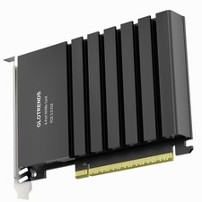 GLOTRENDS PA54 Quad M.2 NVMe to PCIe 5.0 X16 Adapter, Up to 512 Gbps for AMD ... picture