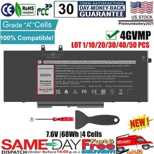 ✅LOT 4GVMP Battery For Dell Latitude 5400 5500 Precision 3540 M3540 RF7WM 68Wh picture