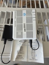 AT&T Alcatel ~ Intertek Fiber Optix Ethernet Network Terminal ONT MODEM G-010G-A picture
