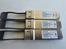 Lot of 3 Finisar FTL410QE2C-E5 40G QSFP+ SR4 850nm MPO Transceiver Module 40GbE picture