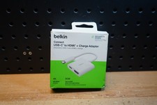 (J) Belkin Connect USB-C to HDMI + Charge Adapter 4K 60W White AVC020 picture