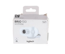 Logitech Brio 100 Full HD 1080p Webcam Built-In Mic Privacy Shutter White picture