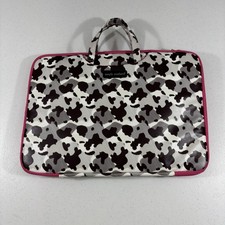 Simply Southern Pink and Cow Print Pockets Laptop Tablet Bag Satchel  11