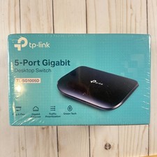 TP-Link 5-Port Gigabit Desktop Ethernet Switch TL-SG1005D Black New in box picture