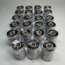 BARCODE FACTORY (12 ROLLS) Thermal Resin Ribbon 4.33 x 1181ft Black BCF110360-3 picture