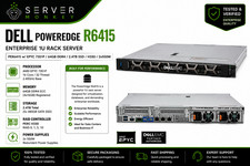 Dell PowerEdge R6415 Server | 1x EPYC 7351P 2.4GHz  | 64GB | H330 | 5x 480GB SSD picture