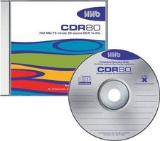 NEW HHB CDR-80 Silver Pro-Grade 700MB/80 Min Recordable Blank CD Compact Disc picture