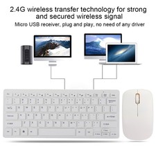 2.4G Wireless Keyboard Mouse Set With Keypad Protector USB Receiver For Not EXLI picture