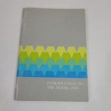 Vintage 1983 Original Introduction to the Tandy Model 2000 Owner's manual picture