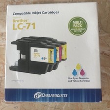 OEM Brother LC71 3 PACK Color Ink Printer Cartridges Multi Pack, New Sealed picture