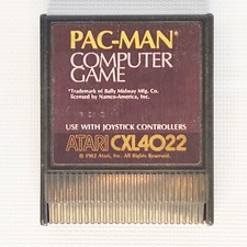 Atari CXL4022 Pac-Man Video Game Cartridge for Atari 400/800/XL/XE Vintage 1982 picture