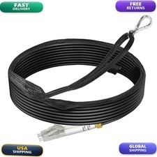 RamboCables OM3 LC to LC TPU Fiber Patch Cable Outdoor 164ft/50m picture