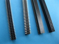 30 pcs Gold SMT SMD 1.27mm 2x40 80pin Breakable Female Pin Header Double Row New picture