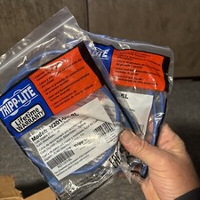 2- New TRIPP-LITE N201-003-BL RJ45 Cat6 3’ picture