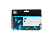HP 738 130-ml Black DesignJet Ink Cartridge, 498N4A picture