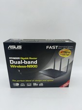 ASUS RT-N66R Wireless-N900 Dual Band Gigabit Wireless N Router Open Box  picture