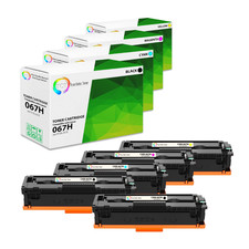 5PK TCT Premium 067H BCYM HY for Compatible Canon LBP633Cdw Toner Cartridge picture