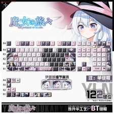 Anime Wandering Witch: The Journey of Elaina PBT Keycap 122pcs Set for Keyboard picture