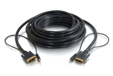 C2G 10ft Pro Series Single Link DVI-D +3.5mm A/V Cable M/M 41241 NEW in Box STP picture