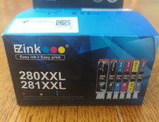 E-Z Ink │6 Cartridges │280XXL │281XXL │Exp: 7/28/26 │Cannon │Cartridges Sealed picture