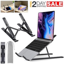 Soporte De Metal Plegable y Ajustable Para Laptop 10 a 17 Pulgadas Escritorio picture