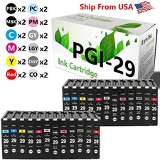(24 Pack, 2 sets) PGI-29 PGI29 Ink Cartridge for PIXMA Pro1 Pro1s Printer picture