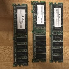 Lot of 3 Infineon 256MB DDR400 PC3200 CL3 184-Pin Desktop RAM HYS64D32300GU-5-B picture
