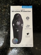 BEBONCOOL Wireless Presenter Pointer 2.4GHz USB Receiver Ergonomic Button Black picture
