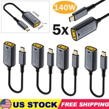 5X Laptop Charger TO USB Type C  140W Adapter Charging Cable For Lenovo Thinkpad picture