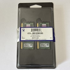 Kingston 8GB (2x4GB) DDR3-1333 204-Pin SO-DIMM Non-ECC Unbuffered New Open Box picture